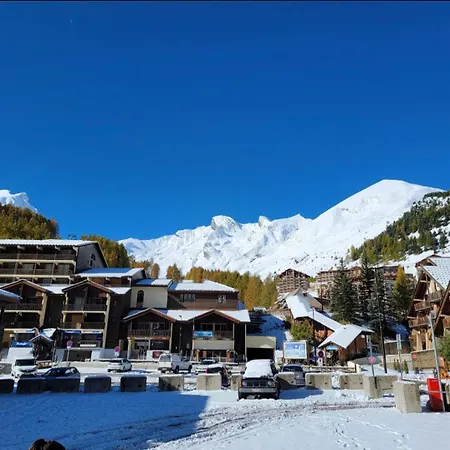 Avec Grande Terrasse 4 Personnes Centre Station La Foux D'allos *