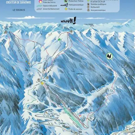 Avec Grande Terrasse 4 Personnes Centre Station La Foux D'allos * 拉富